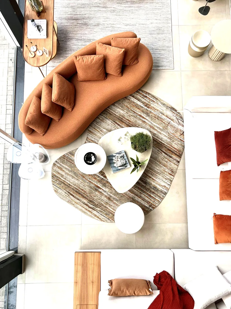 Detalhe do showroom da Lyra Home